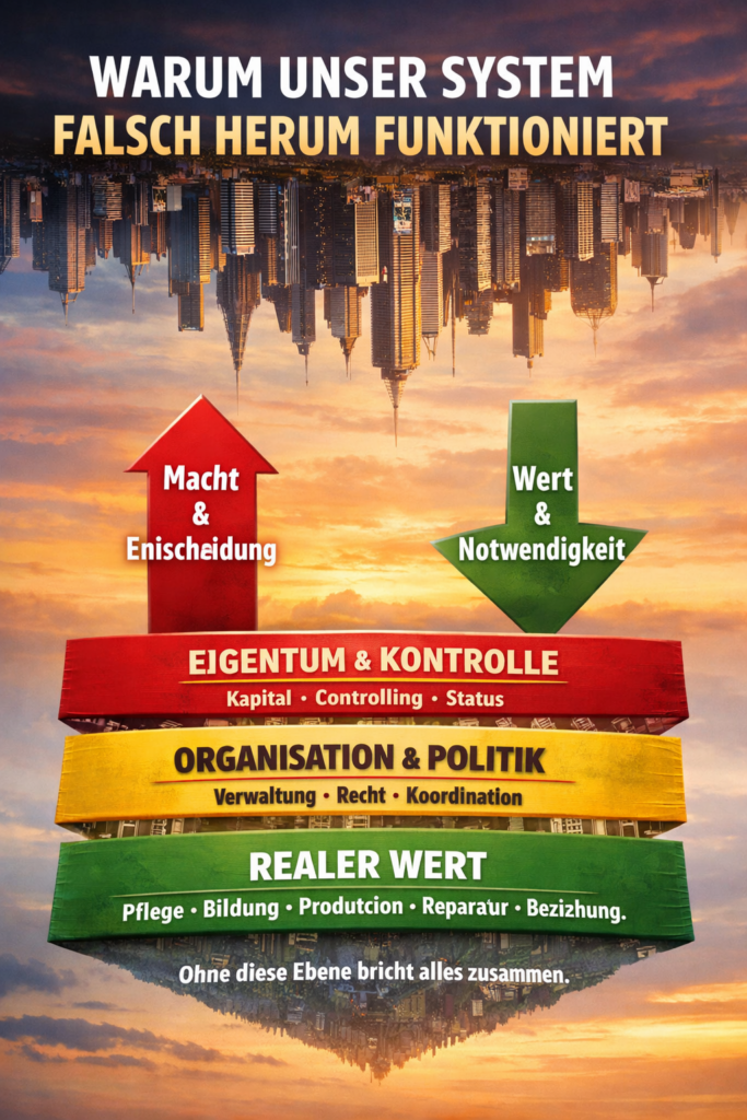 Die Welt steht nicht schief.